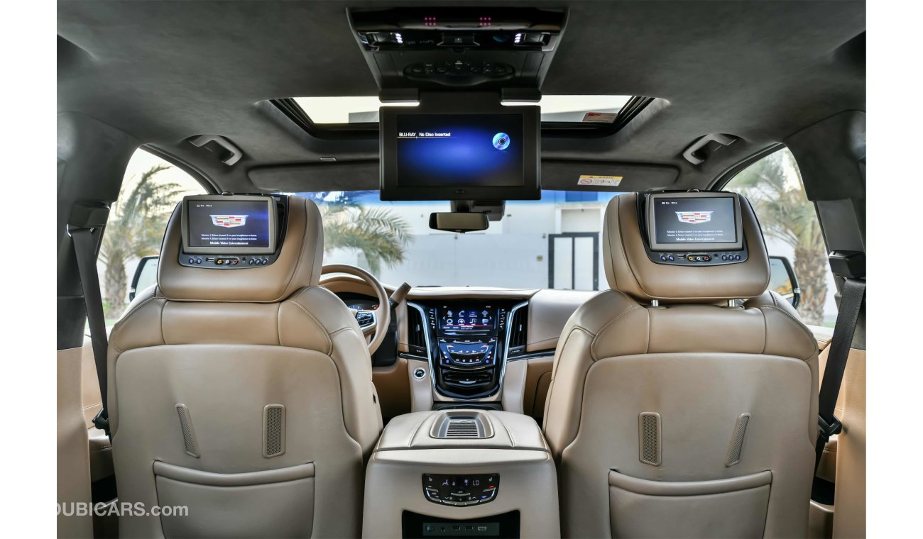 Cadillac Escalade Platinum XL 6.2L V8-Agency Warranty and Service Contract -GCC - AED 4,773 Per Month - 0% Downpayment