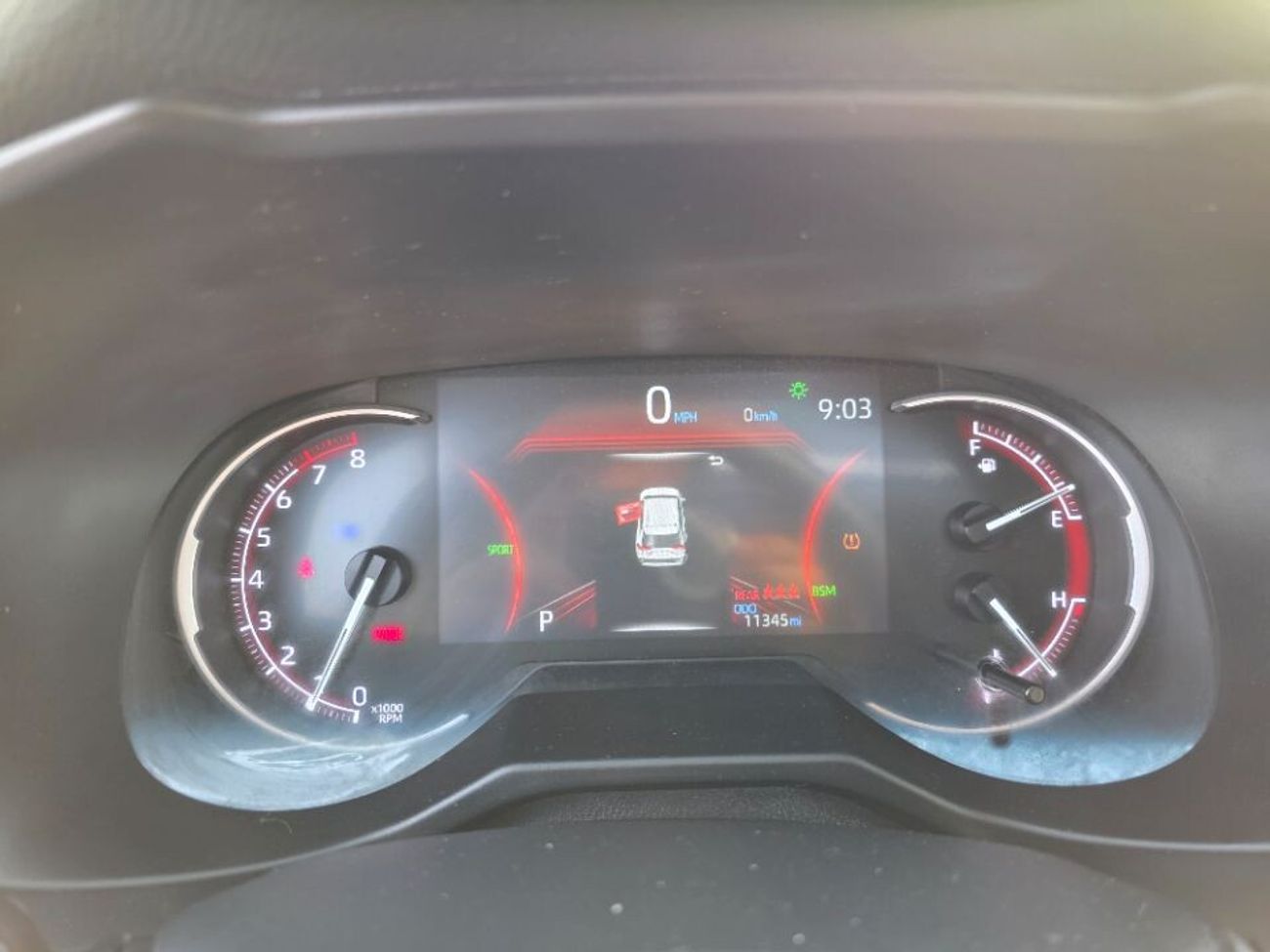 تويوتا راف ٤ 2024 Model Full option 4x4 , sunroof,  leather seats and trunk automatic