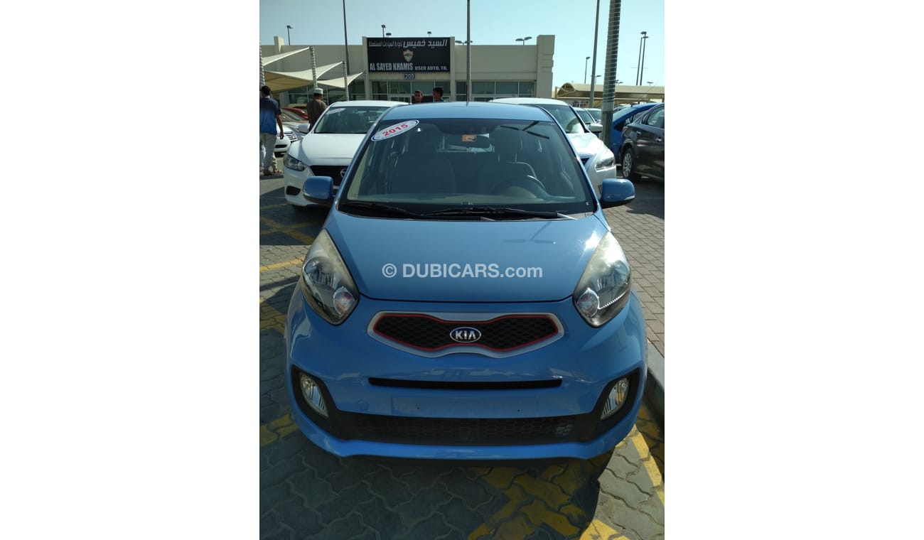 كيا بيكانتو 2015 سماوى خليجى تشيكات وكالة بدون صبغ بدون حوادث ممتازة ماشية قليل