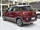 Fiat 500L EXCELLENT DEAL for our FIAT 500 L ( 2015 Model ) in Red Color GCC Specs