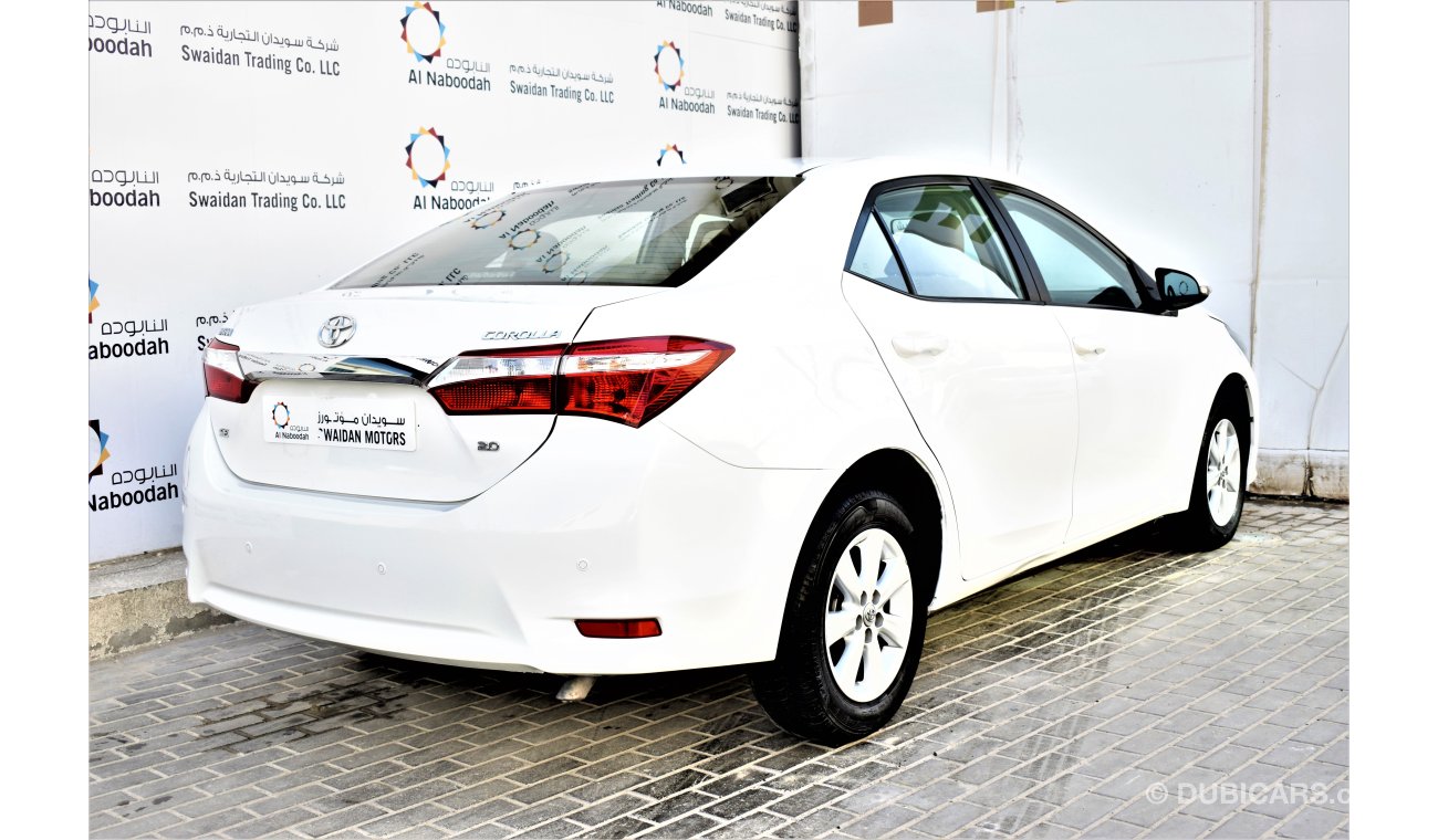 تويوتا كورولا DEALER WARRANTY 2.0L SE 2016 GCC SPECS