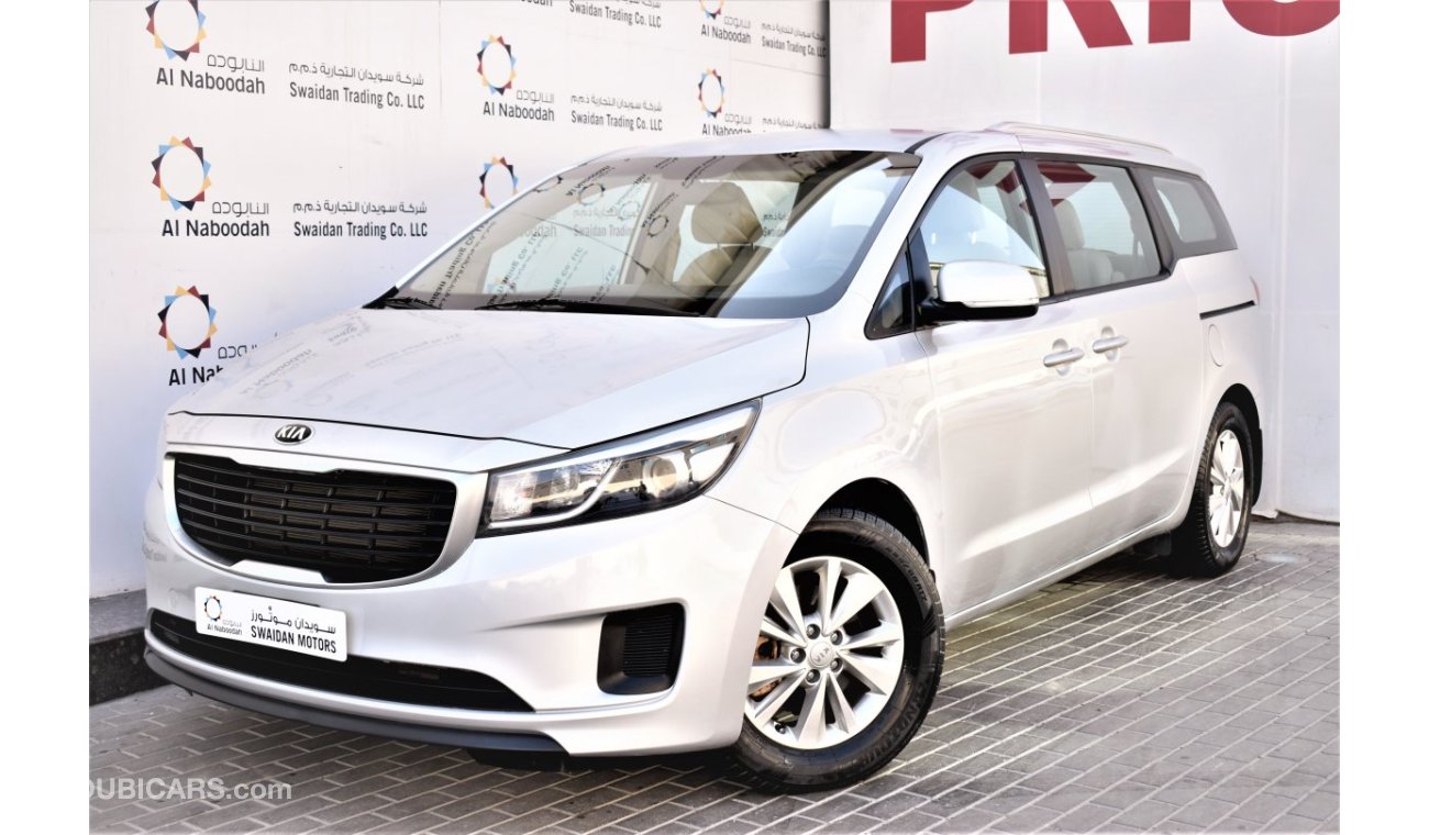 Kia Carnival AED 1370 PM | 3.3L V6 GCC WARRANTY