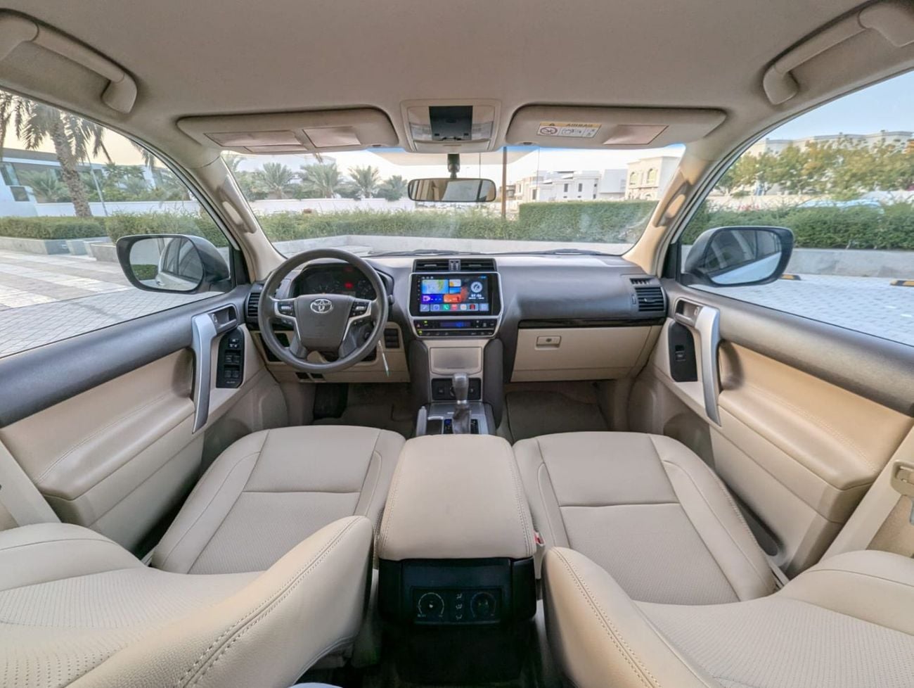 تويوتا برادو Toyota Prado 2.7L white 2020 LHD