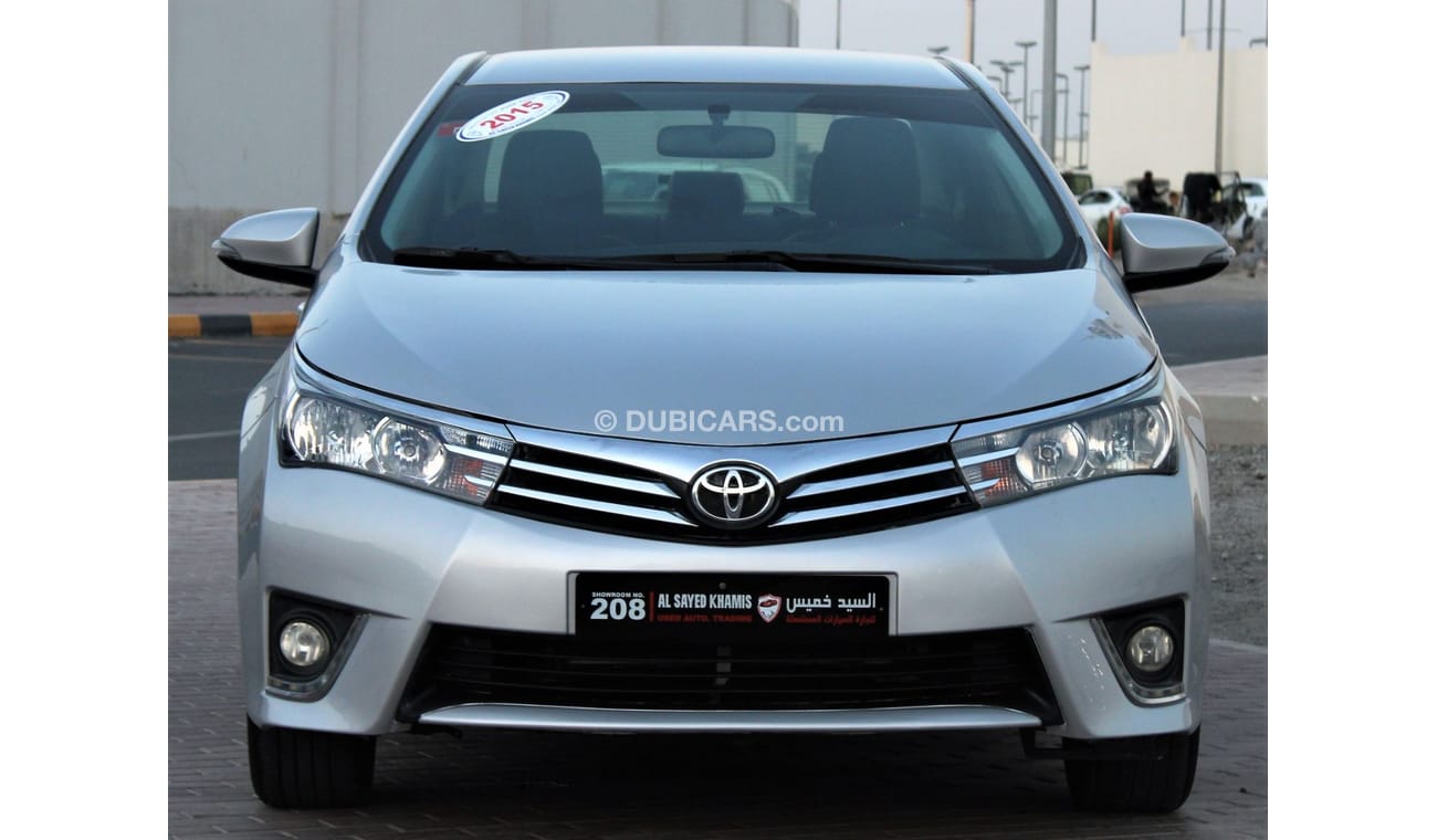 Toyota Corolla Toyota Corolla 2015 GCC in excellent condition No. 2 SE+ without accidents, very clean from inside a