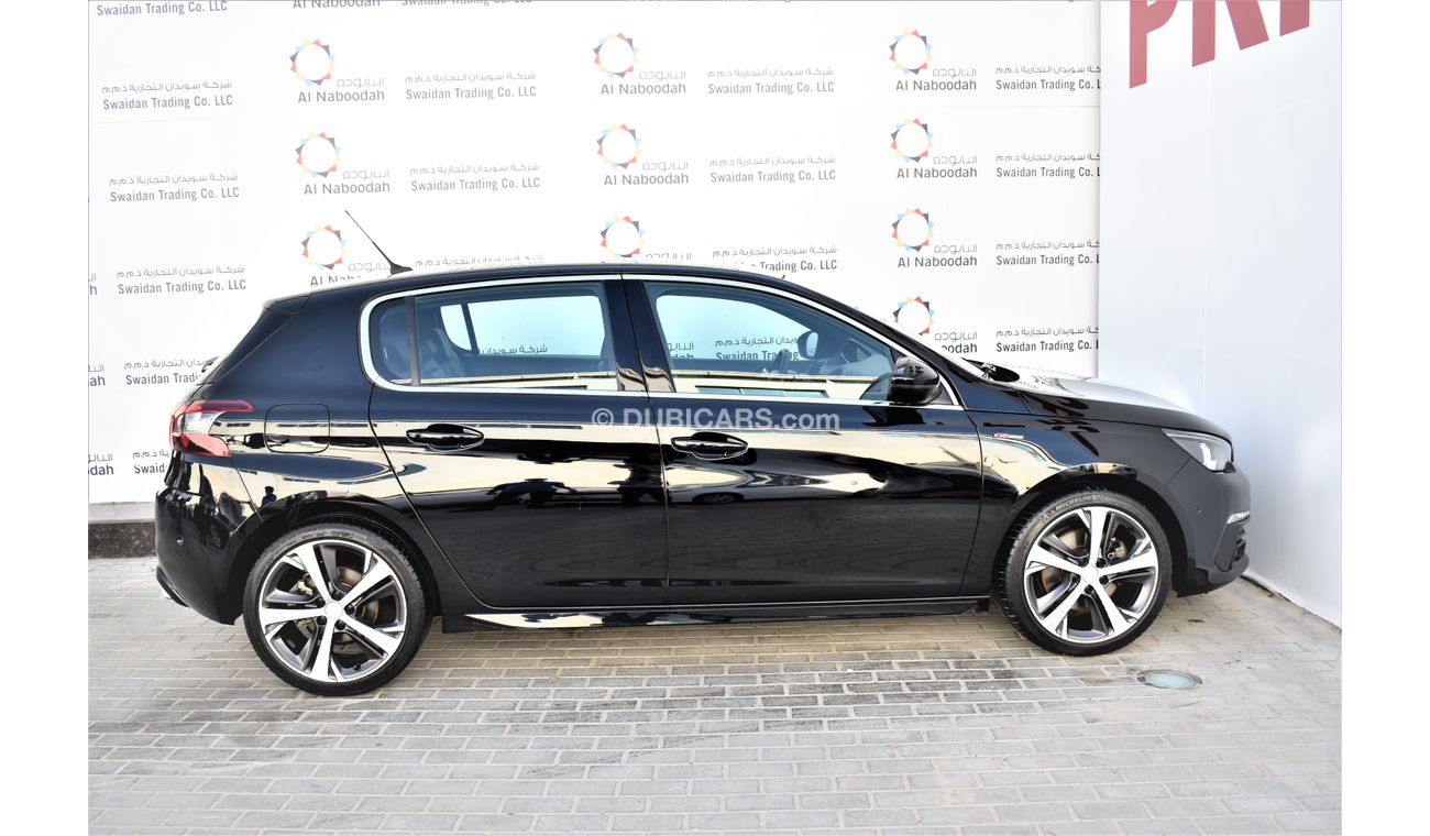 Peugeot 308 AED 1468 PM | 1.6L GT LINE 2020 GCC AGENCY WARRANTY UP TO 2025 OR 100000KM