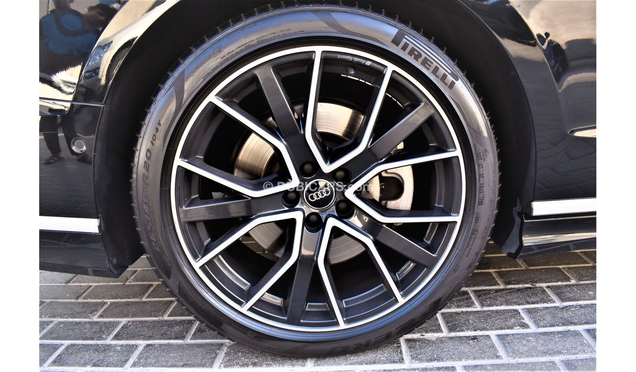 Audi A8 L AED 5290 PM | 4.0L 60TFSI 4WD V8 GCC AGENCY WARRANTY UP TO 2025 OR UNLIMITED KM