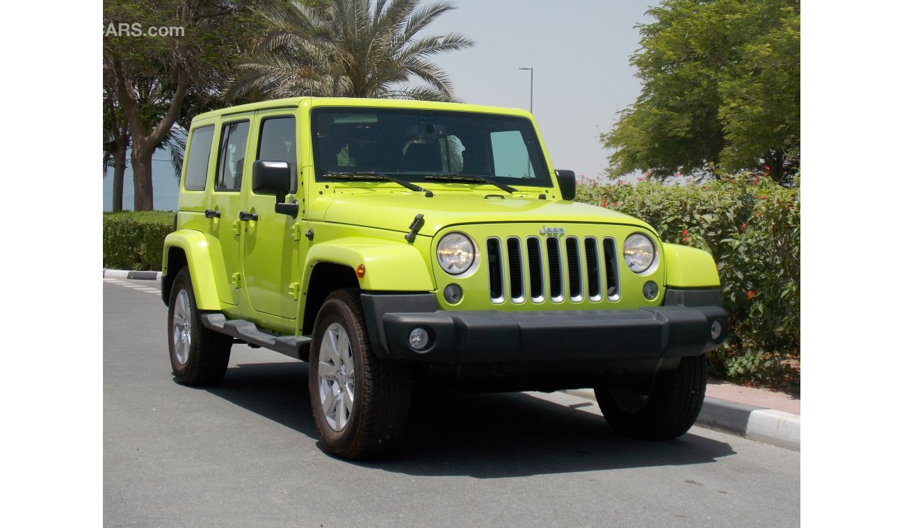 جيب رانجلر Brand New 2016  SAHARA UNLIMITED 3.6L V6 GCC With 3 Yrs/60000 km AT the Dealer