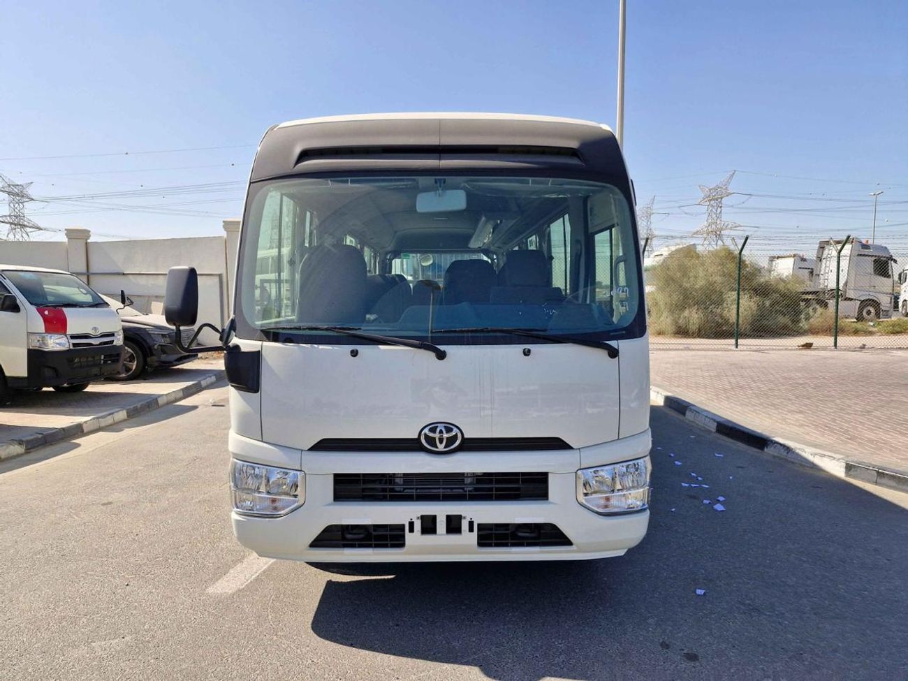 Toyota Coaster 2025 Toyota Coaster High-Roof 22-Seater with Coolbox 2.8L 4-Cyl Turbo Diesel Automatic Transmission 