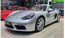 Porsche 718 Cayman Std SPECIAL SUMMER OFFER PORSCHE CAYMAN 718 2018 GCC IN IMMACULATE CONDITION WITH ONLY 45K KM