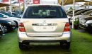 مرسيدس بنز ML 350 خليجى - رقم واحد - فتحة - جلد - كاميرا -شاشة - تحكم - مثبت سرعة - كرسى كهرباء - رنجات - حساسات