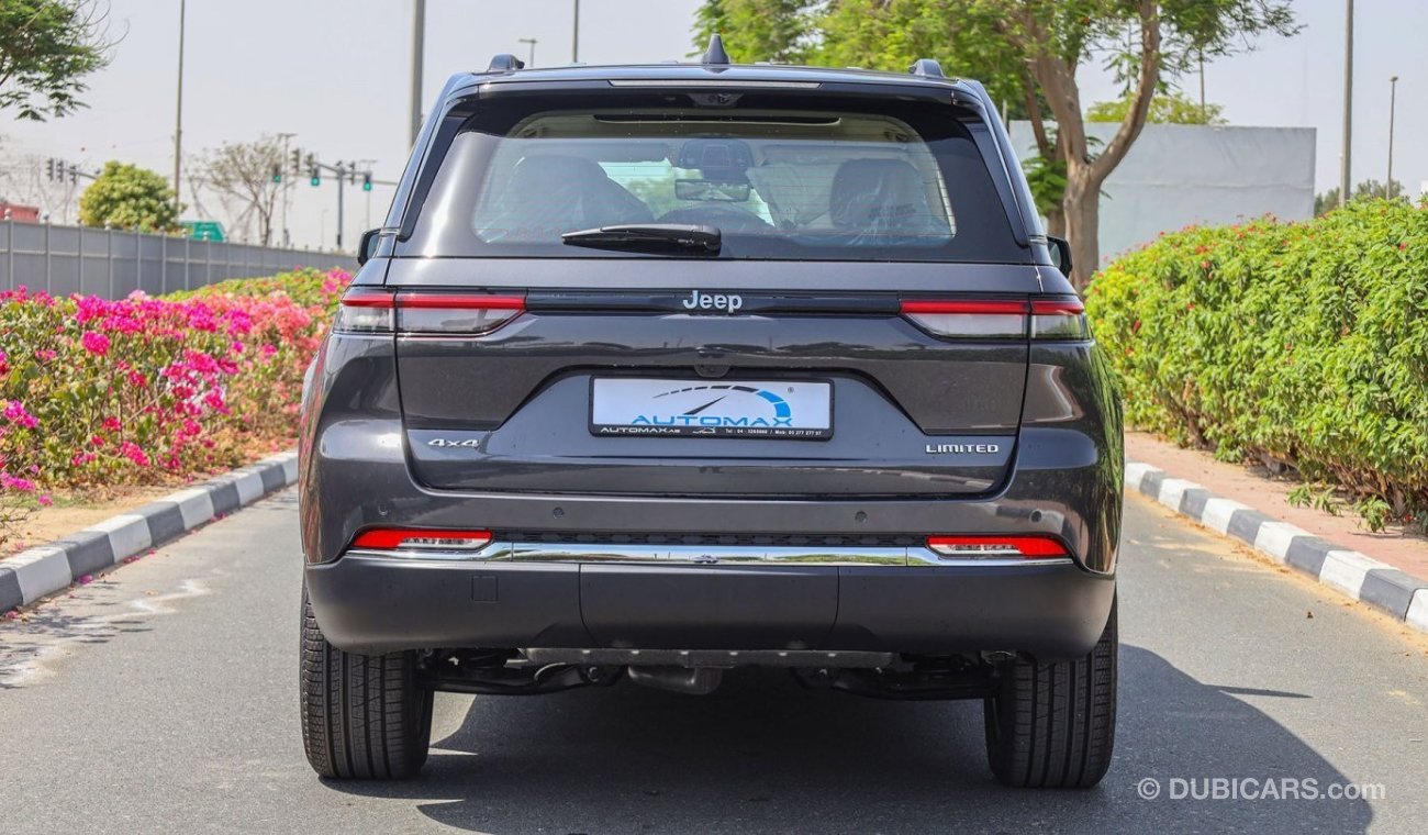 Jeep Grand Cherokee Limited Plus Luxury 4X4 2022 , GCC , 0Km + FREE REGESTRATION + 3 Yrs or 60K Km WNTY @Official Dealer