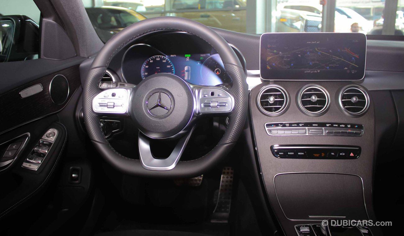 مرسيدس بنز C200 2020 AMG, I-4 Engine, GCC, 0km with 3 Years or 100,000km Warranty