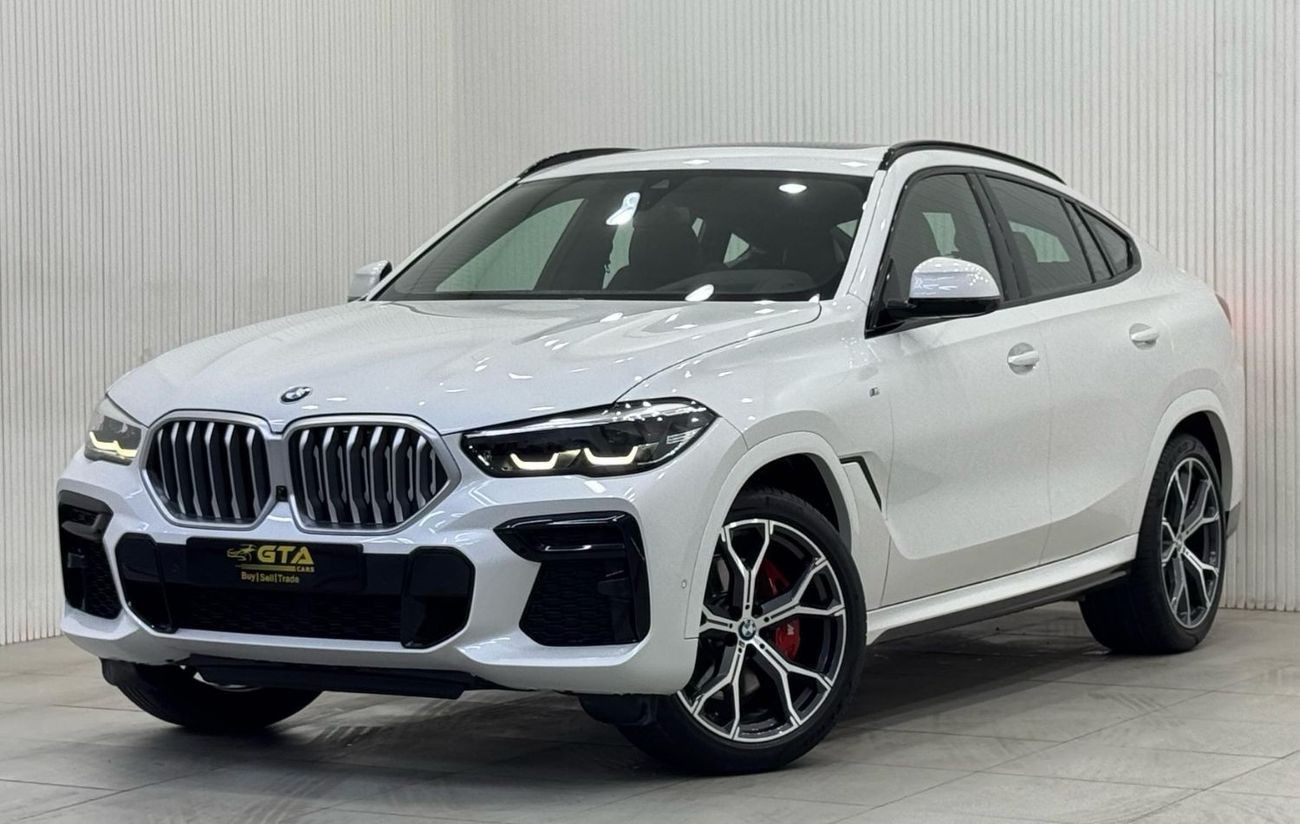 BMW X6 40i M Sport 3.0L 2022 BMW X6 xDrive40i M-Sport, 2027 BMW Warranty + Service Pack, Full Options, Very