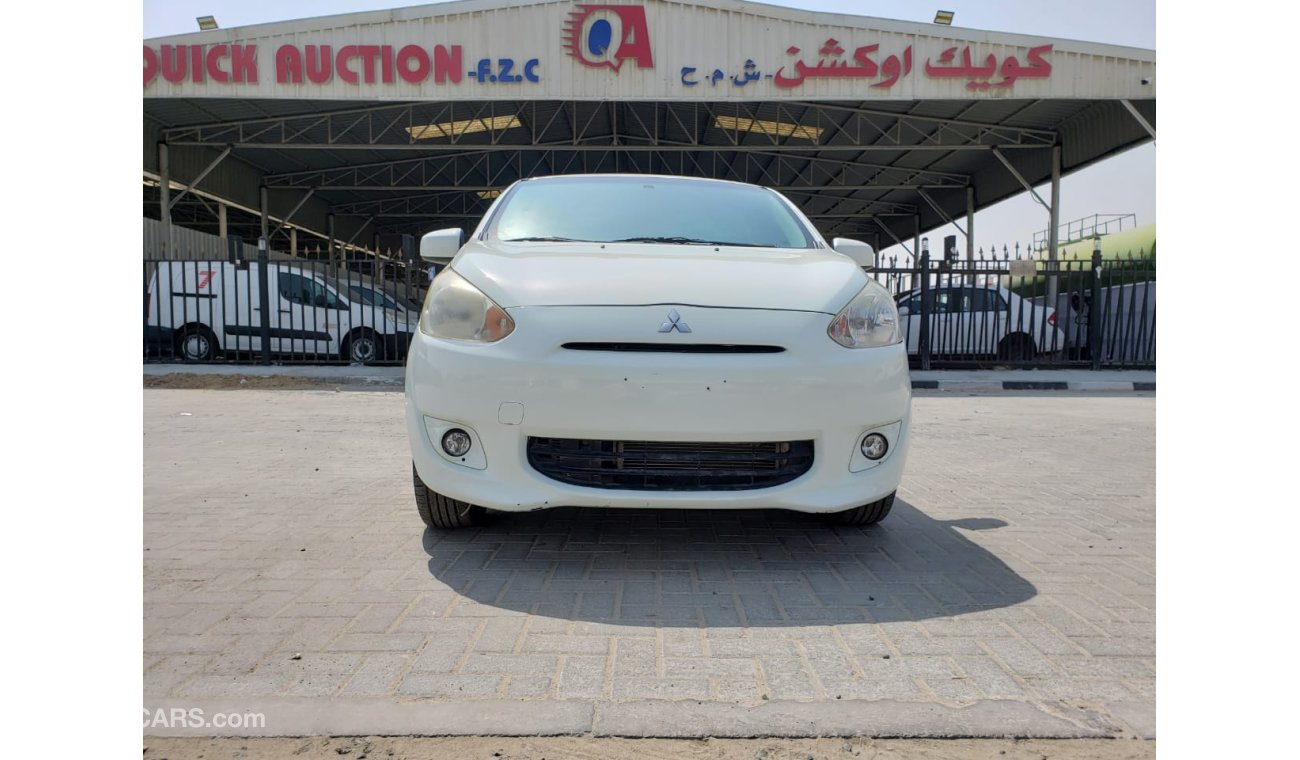 ميتسوبيشي اتراج 1.2L, 14" Alloy Rims, Air Conditioner, Fabric Seat, Xenon Headlights, Automatic Gear Box (LOT # 716)