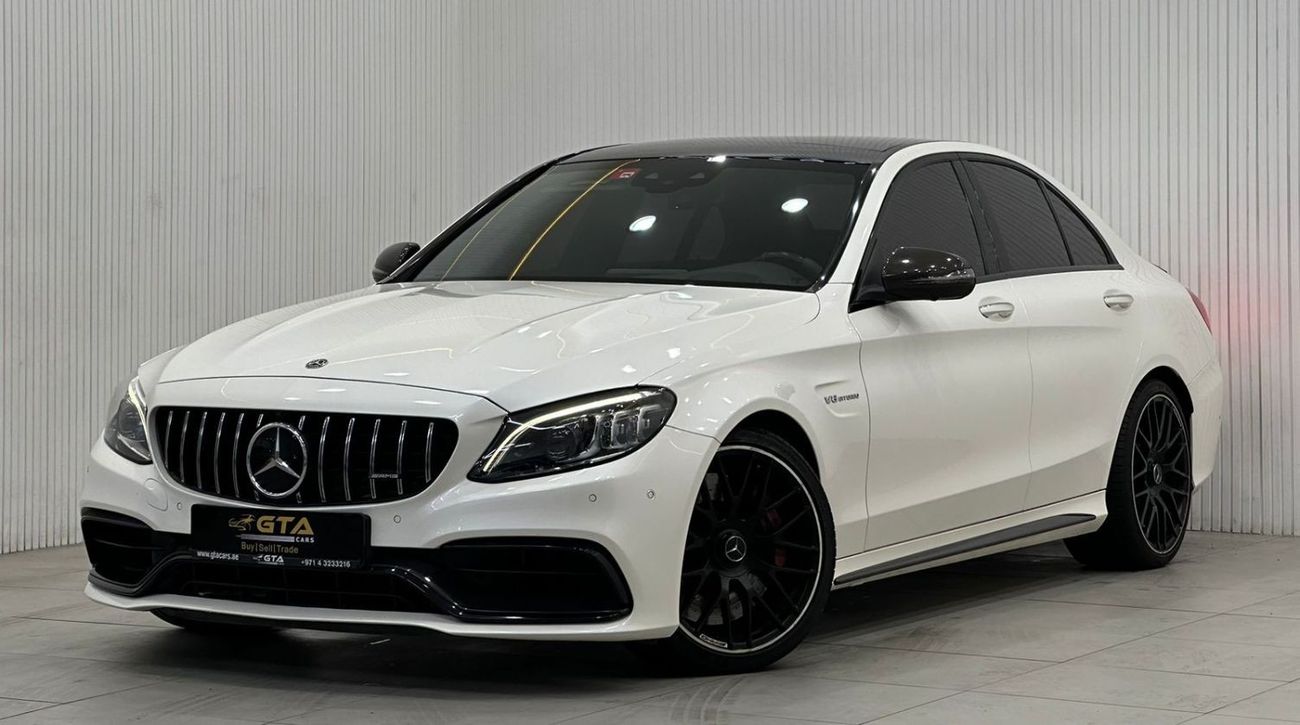 Mercedes-Benz C 63 AMG 2019 Mercedes Benz C63s AMG Night Package, Nov 2024 Mercedes Warranty, Full Options, GCC