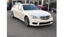 مرسيدس بنز S 550 موديل 2009 وارد حاله ممتازه جدا من الداخل والخارج محول 2013 كت 63 السياره فل مواصفات