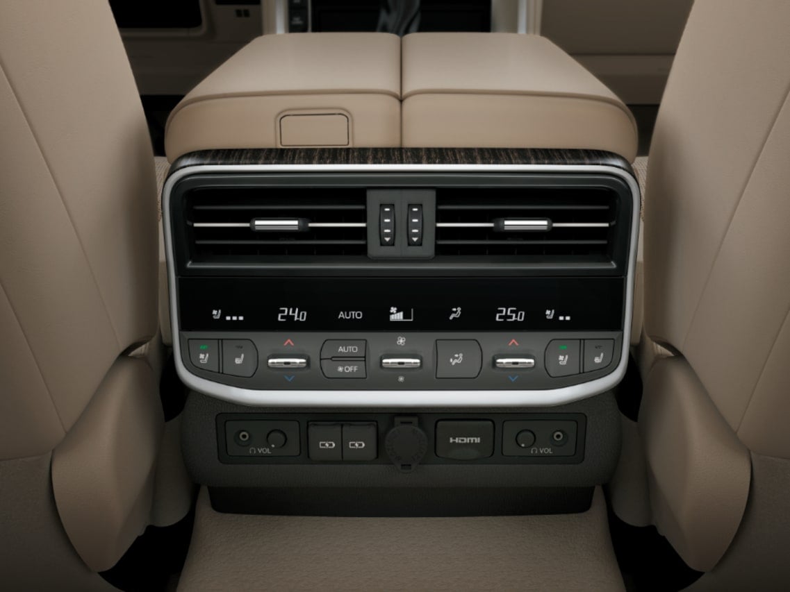 تويوتا لاند كروزر interior - Rear AC