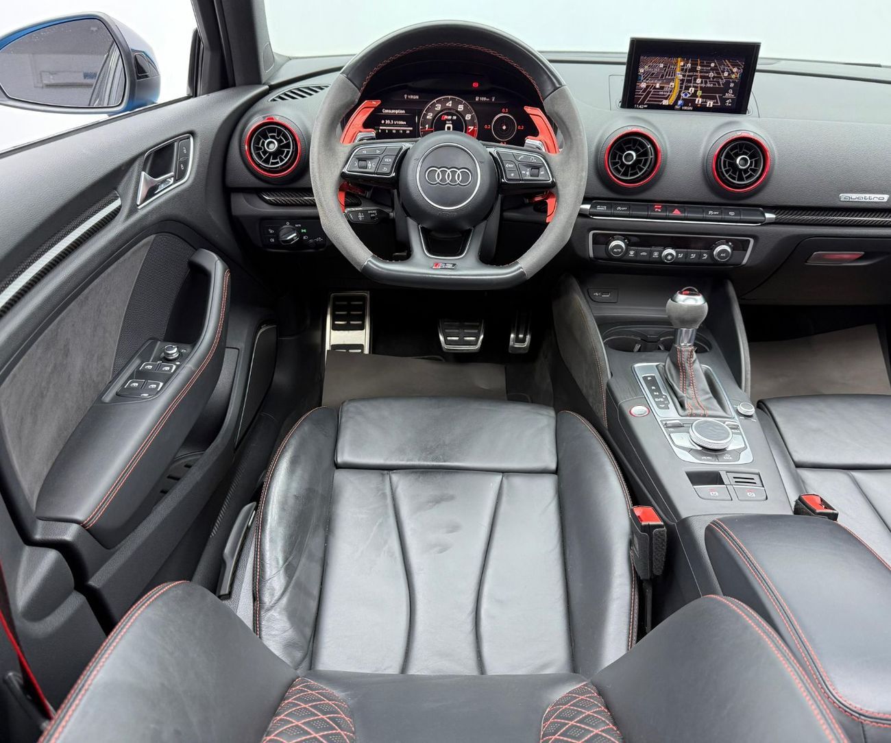 Audi RS3 TFSI quattro 2.5L (400 HP) Sedan 2018 Audi RS3, Warranty, Full Audi Service History, Excellent Condi