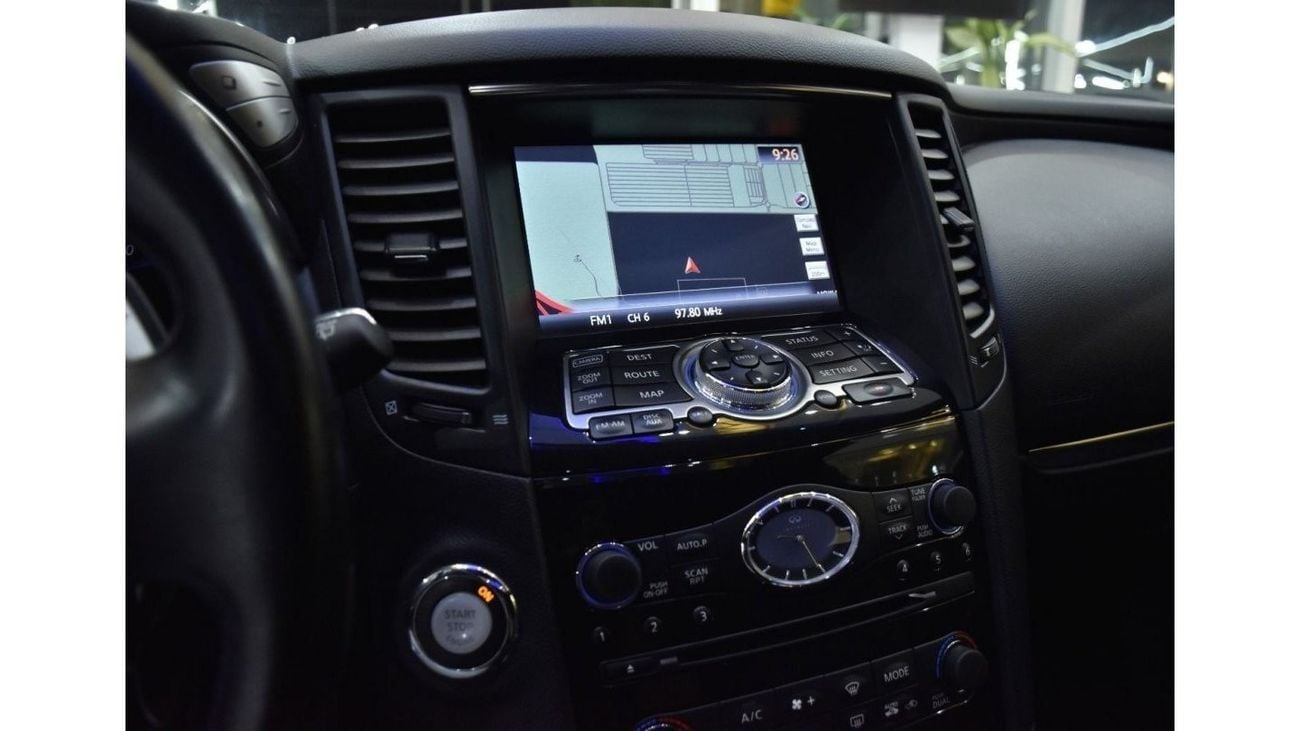 Infiniti QX70 EXCELLENT DEAL for our Infiniti QX70S ( 2015 Model ) in Black Color GCC Specs