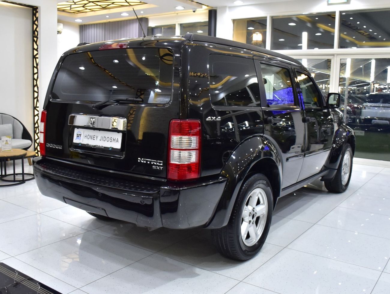 دودج نايترو EXCELLENT DEAL for our Dodge Nitro SXT 4x4 ( 2009 Model ) in Black Color GCC Specs