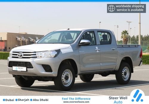 تويوتا هيلوكس 2022 | DLX 2.4L BASIC D/C 4X4  A/T WITH POWER WINDOWS FABRIC SEATS AND GCC SPECS - EXPORT ONLY