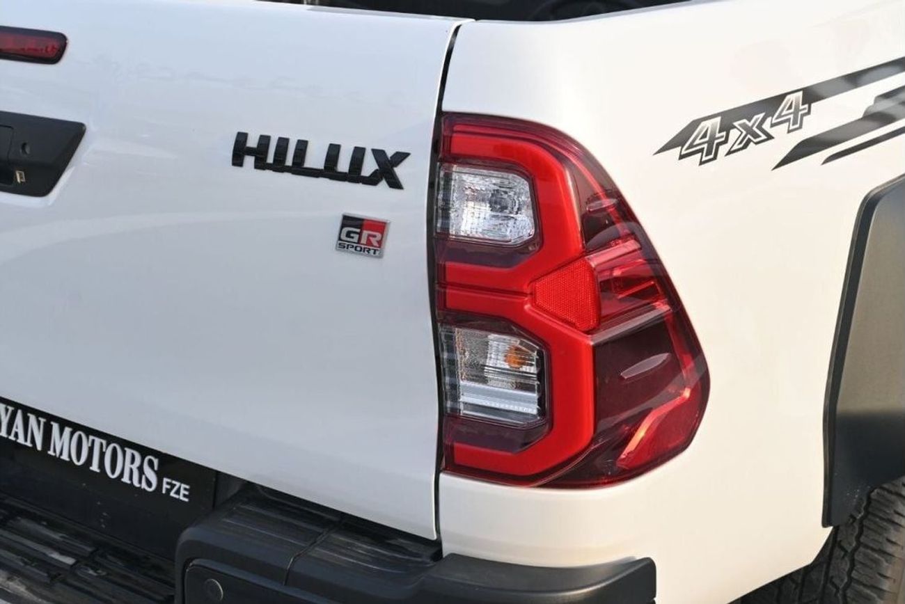 تويوتا هيلوكس Toyota Hilux GR Sport 4.0L V6, Petrol, 4WD, Pickup, Model 2024, Color White