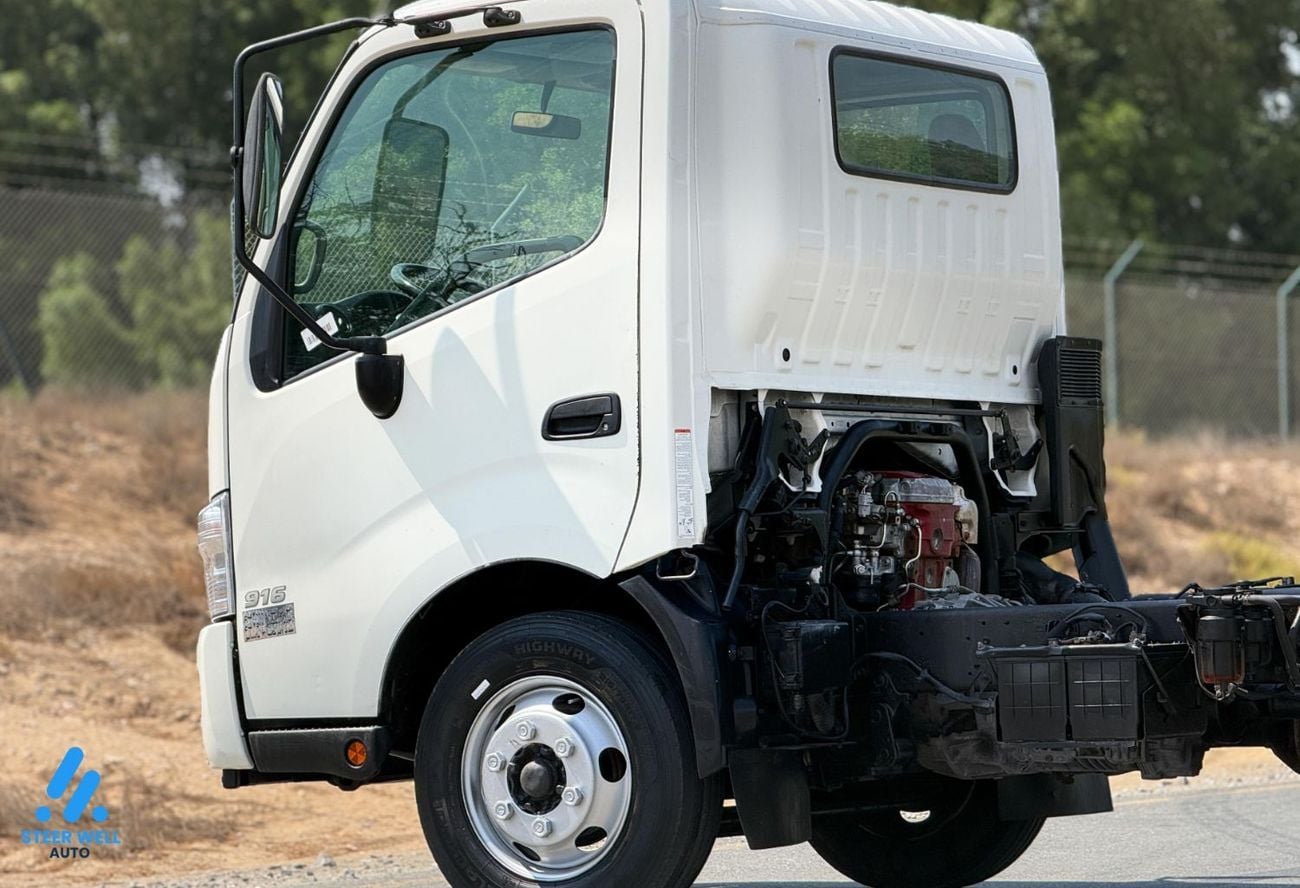Hino 300 STD 2019 916 Truck, 4.0L RWD Bare Chassis—Diesel—Good Performance—Book now!