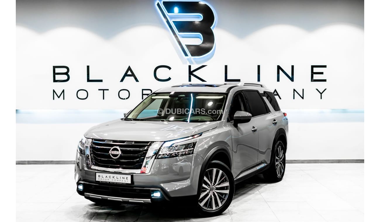 نيسان باثفايندر 2022 Nissan Pathfinder, 2028 Nissan Warranty, 2025 Nissan Service Contract, Low KMs, GCC