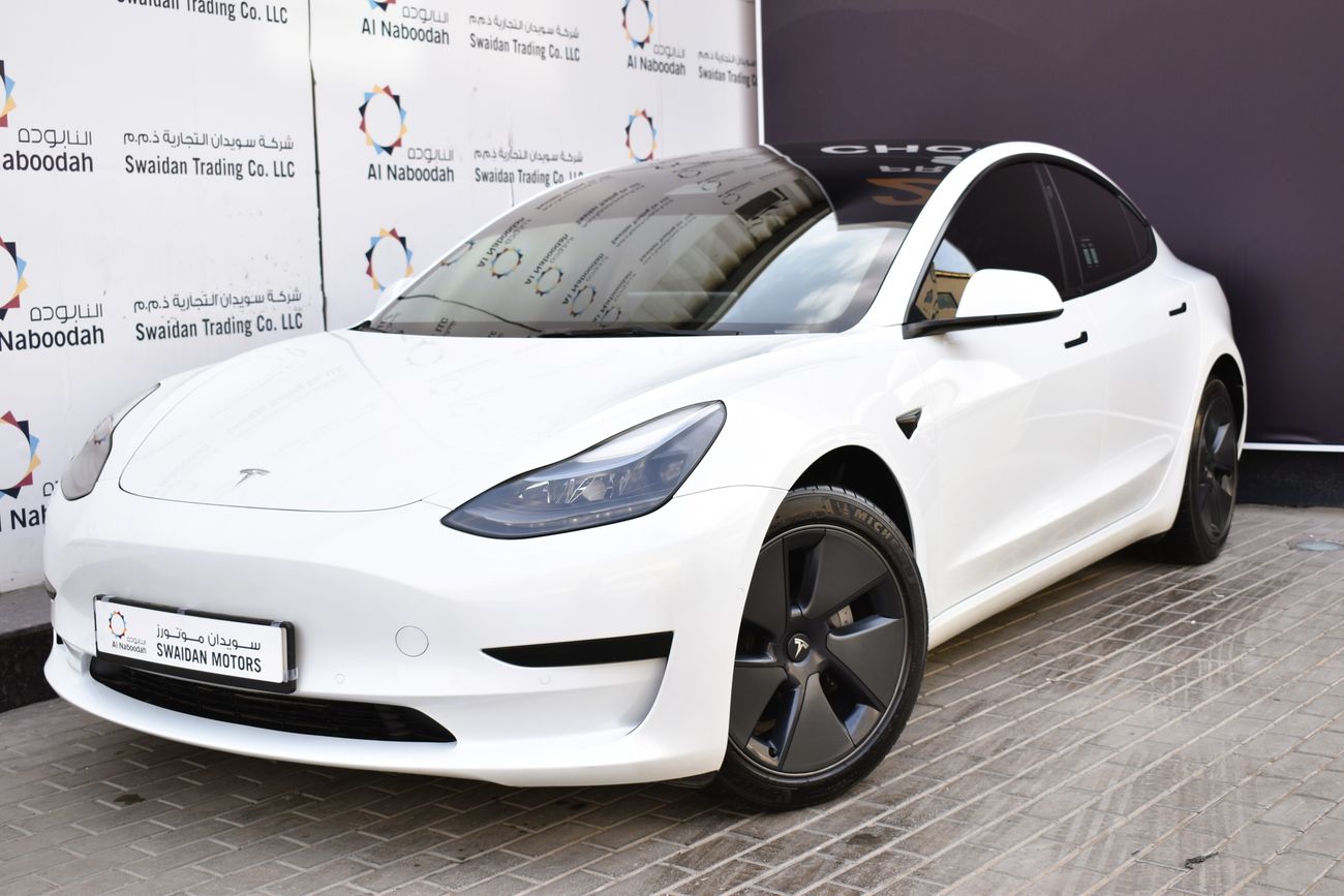 Tesla Model 3 AED 1919 PM MODEL 3 RWD AT GCC MANUFACTURER WARRANTY 2026 OR 80K KM