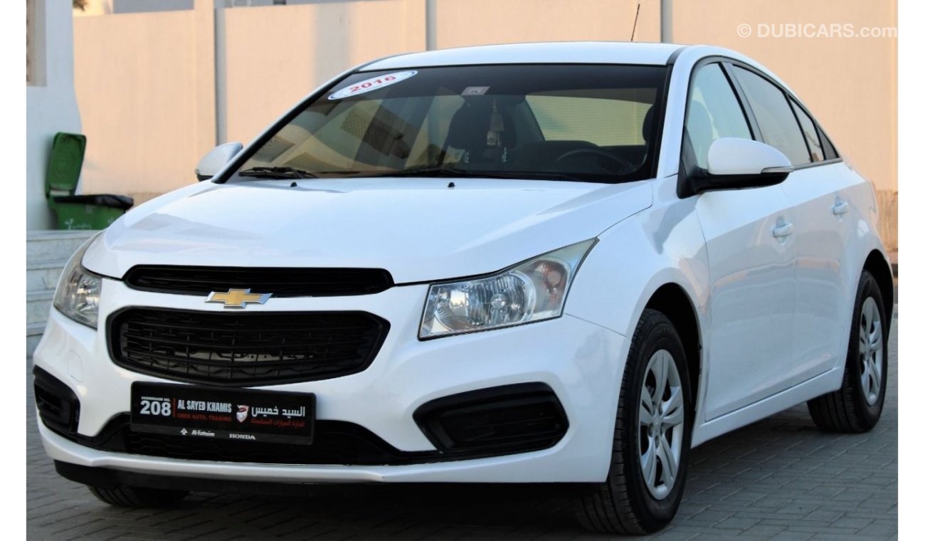 Chevrolet Cruze Chevrolet Cruze 2016 GCC in excellent condition without accidents, very clean inside and out