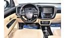 Mitsubishi Outlander AED 1119 PM | 2.4L GLX 4WD 7-STR GCC DEALER WARRANTY