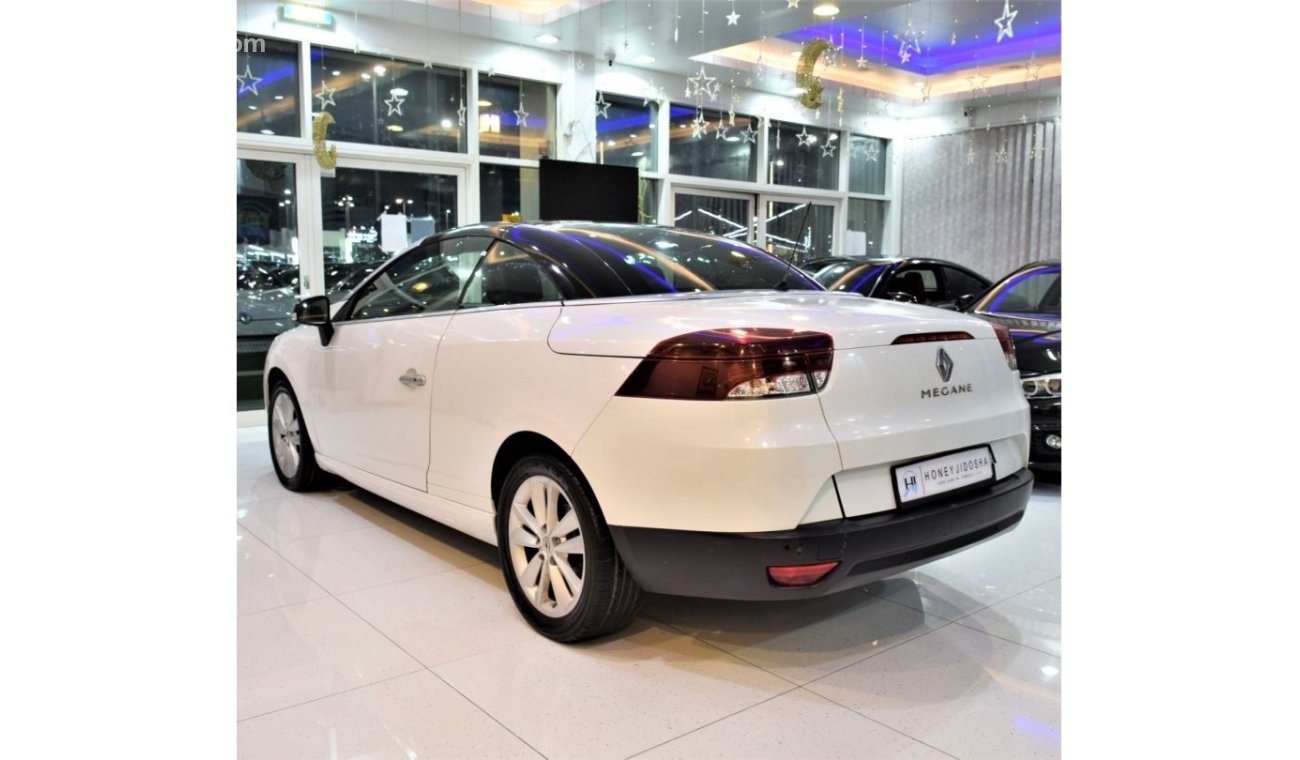 رينو ميجان VERY LOW MILEAGE! Renault Megane Convertible 2012 Model!! in White Color! GCC Specs