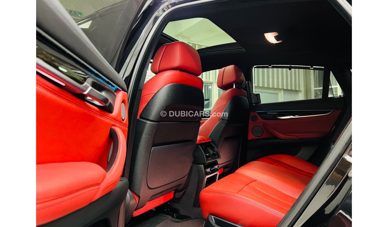 BMW X6 50i M Sport GCC .. FSH .. Perfect Condition .. Original Paint ..