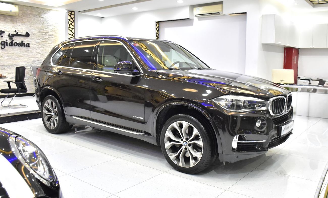 بي أم دبليو X5 EXCELLENT DEAL for our BMW X5 xDrive50i ( 2014 Model ) in Brown Color GCC Specs