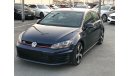 Volkswagen Golf GTI model 2014 GCC car prefect condition full option panoramic roof leather seats back camera back a