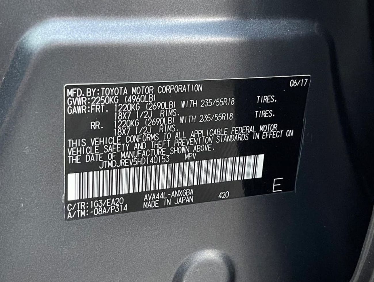 Toyota RAV4 RAV4 limited Hybrid 4x4