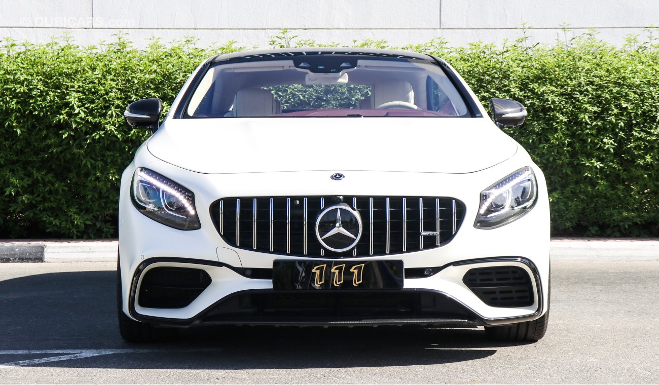 Mercedes-Benz S 63 AMG Coupe V8 BITURBO 4MATIC+ / European Specifications