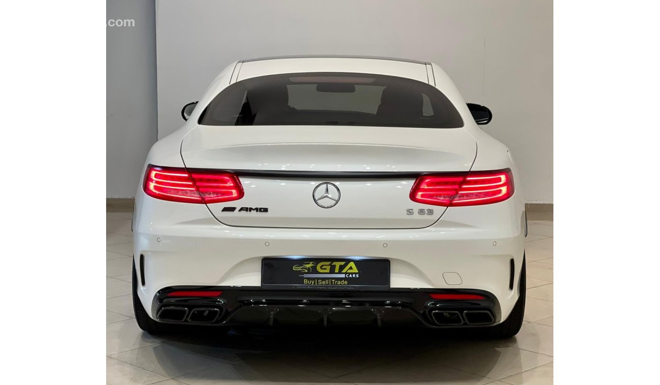 Mercedes-Benz S 63 AMG Coupe 2017 Mercedes S 63 AMG 4MATIC, Full Mercedes Service History, Warranty, GCC