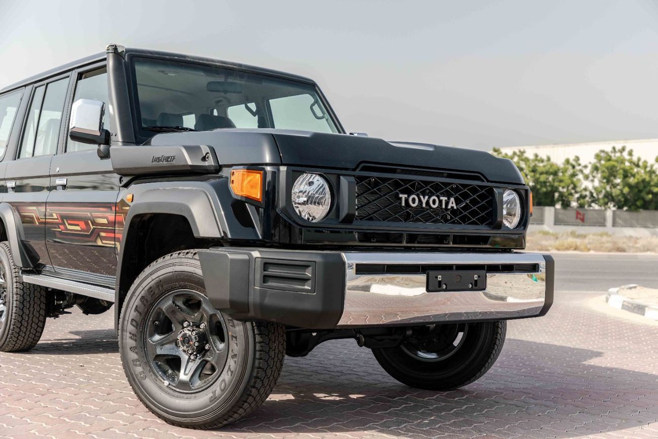 Toyota Land Cruiser LC76 Hardtop LX 4.0L - Manual - Attitude Black Inside Bluish Grey | Export Only