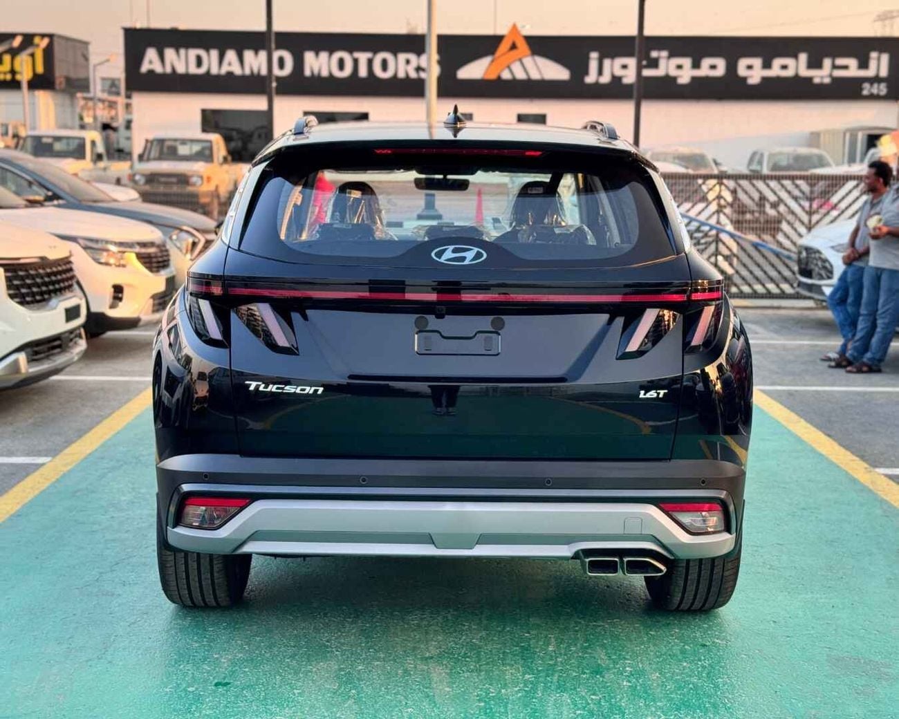 هيونداي توسون HYUNDAI TUCSON 1.6T - 2027 MODEL - GCC SPECS - BLACK COLOR