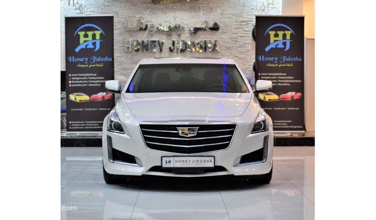 Cadillac CTS EXCELLENT DEAL for our Cadillac CTS 3.6 ( 2016 Model! ) in White Color! GCC Specs