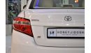 Toyota Yaris ORIGINAL PAINT ( صبغ وكاله ) Toyota Yaris SE 1.5 ( 2015 Model! ) in White Color! GCC Specs