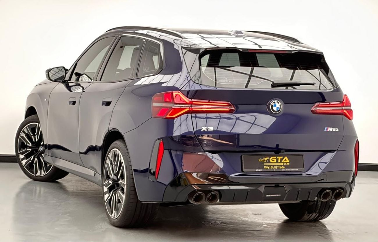 BMW X3 2025 BMW X3 M50 M-Sport, 05/2030 BMW Warranty + Service Contract, BMW Full Service History, GCC