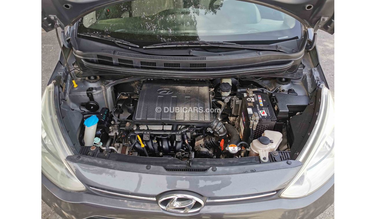 هيونداي جراند i10 1.2L, 14" Rims, Xenon Headlights, Fabric Seats, Headlight Aiming Knob, Remote Key, USB (LOT # 827)