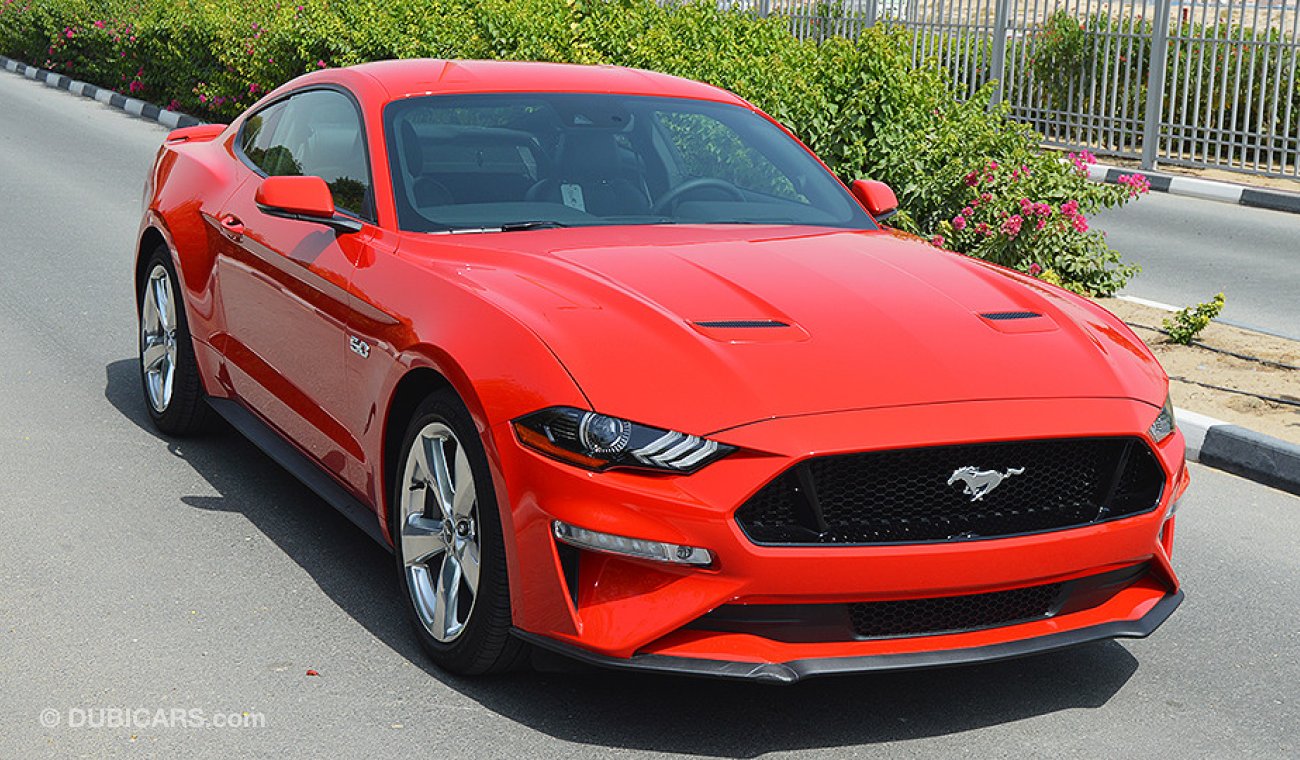 Ford Mustang 2019 GT Premium, 5.0L V8 GCC, 0km w/ 3 Years or 100K km Warranty + 60K km Service from Al Tayer