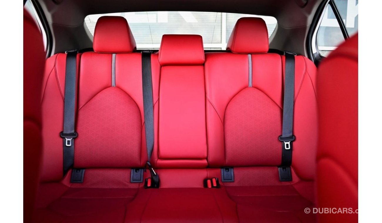 تويوتا كامري Toyota Camry XSE - Panoramic Roof - Red Interior - AED 1,886 Monthly Payment - 0 % DP