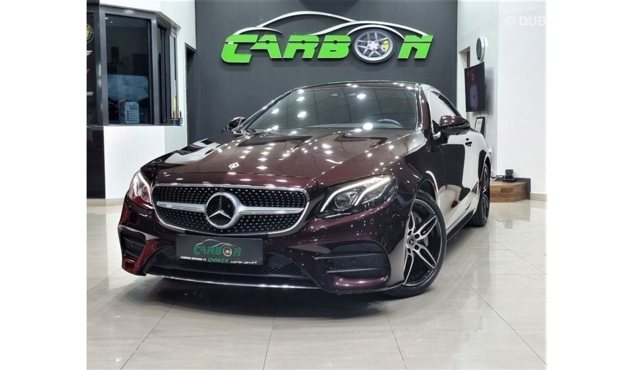 Mercedes-Benz E300 Coupe MERCEDES E 300 COUPE 2020 GCC LOW MILEAGE FOR 239K AED WITH FREE INSURANCE,REGISTRATION