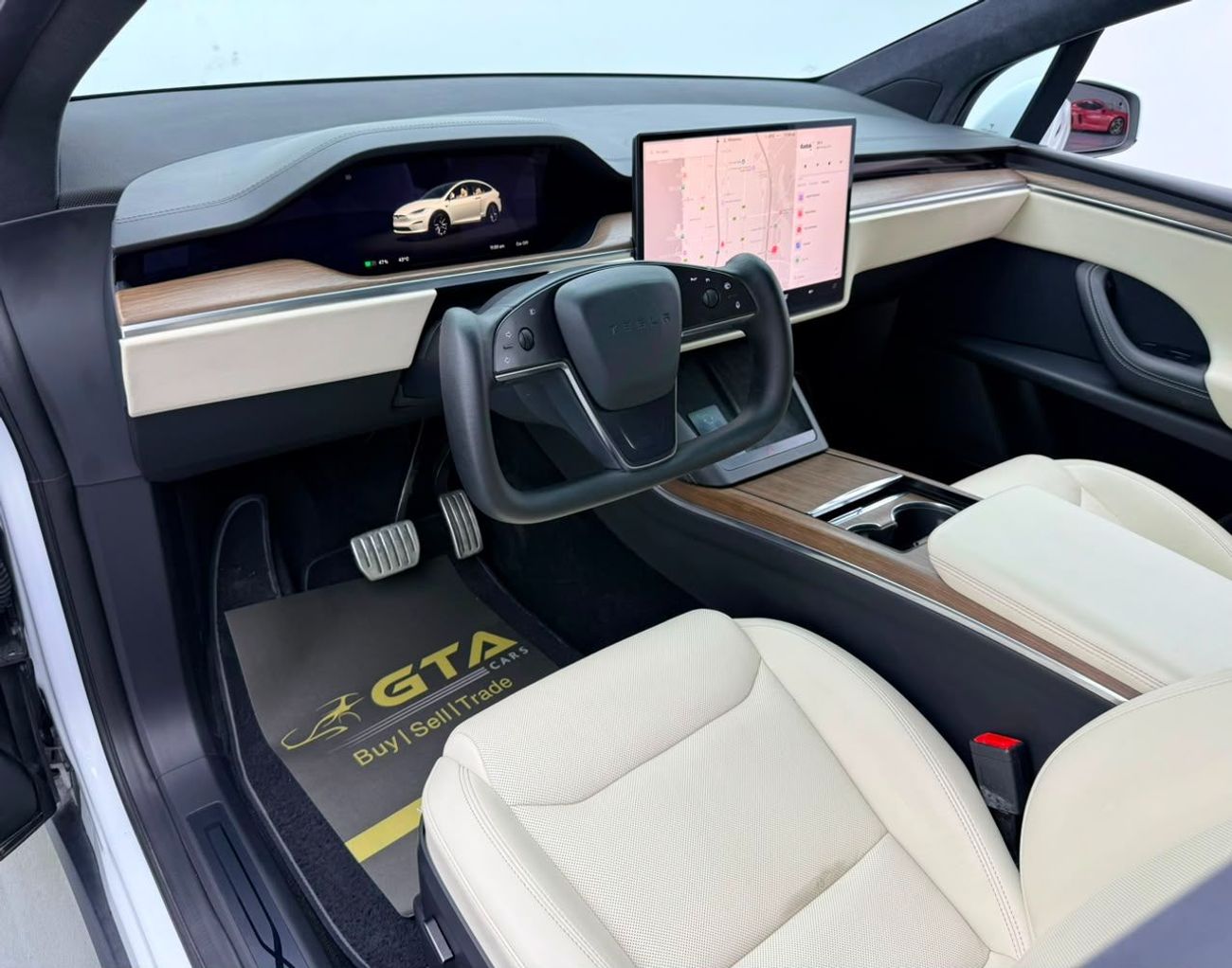 Tesla Model X LONG RANGE 2023 Tesla Model X Long Range, Tesla Warranty+Full Service History, GCC Specs