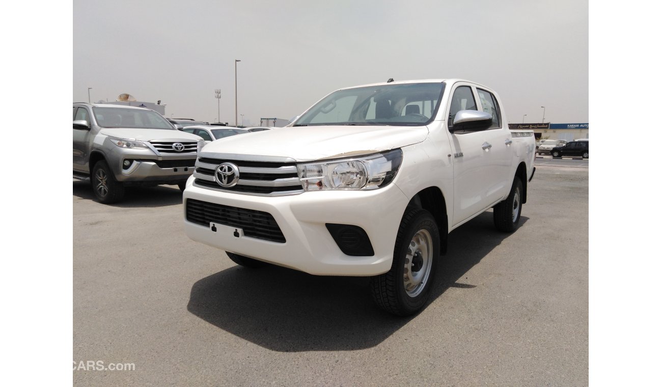 Toyota Hilux PICKUP 2.4L ENGINE 2019 MODEL BASIC OPTION WITH SILVER CHROME MANUAL TRANSMISSION DIESEL