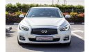 إنفينيتي Q50 INFINITI Q50 V6 3.7L - 2014 -GCC-ASSIST AND FACILITY IN DOWN PAYMENT-970 AED/MONTHLY-1 YEAR WARRANTY